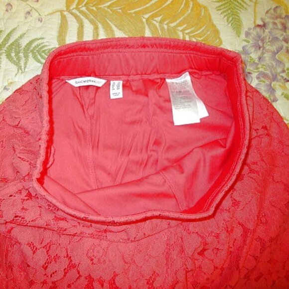 Isaac Mizrahi Live Sunset Lace Pants Size S Tall Wide Leg High Rise Pull On Crop - Picture 8 of 12